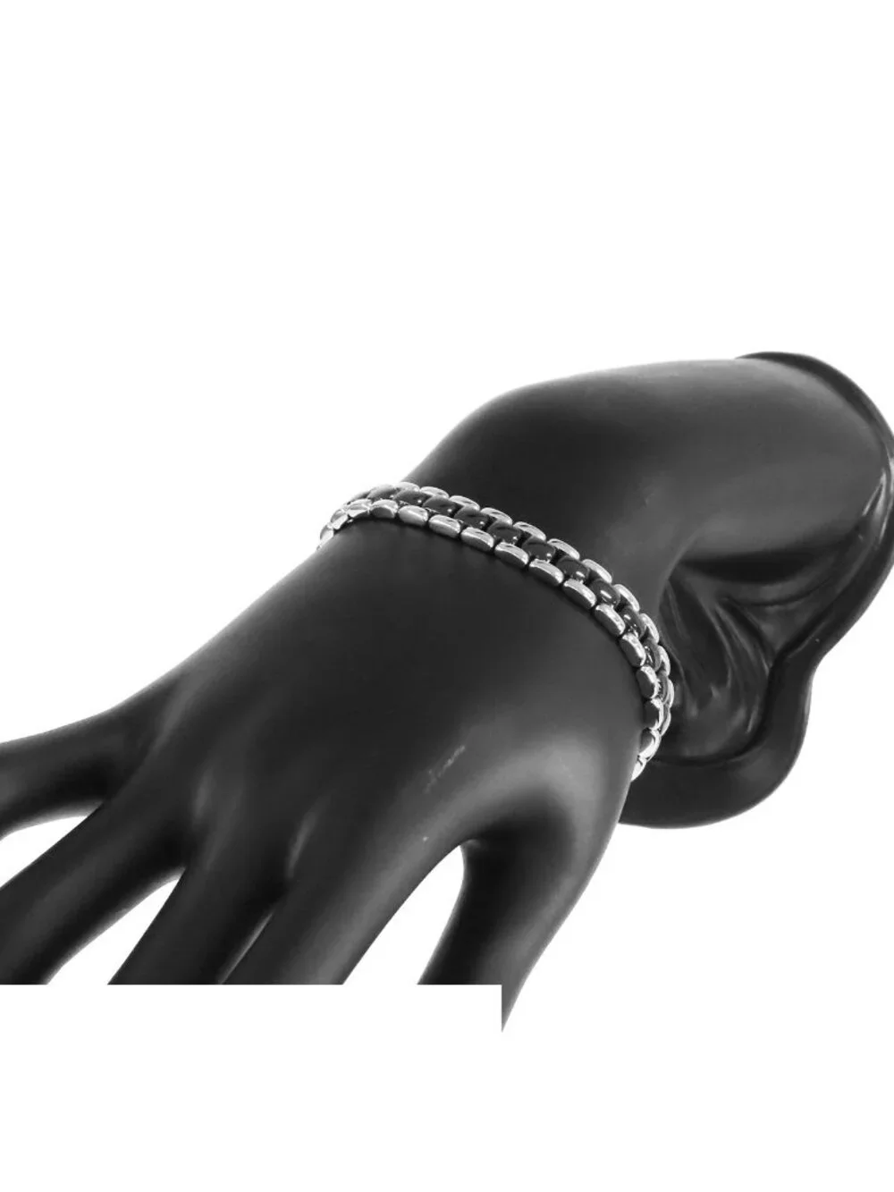 Chanel Ultra Collection Bracelet White Gold Black 18K Ceramic